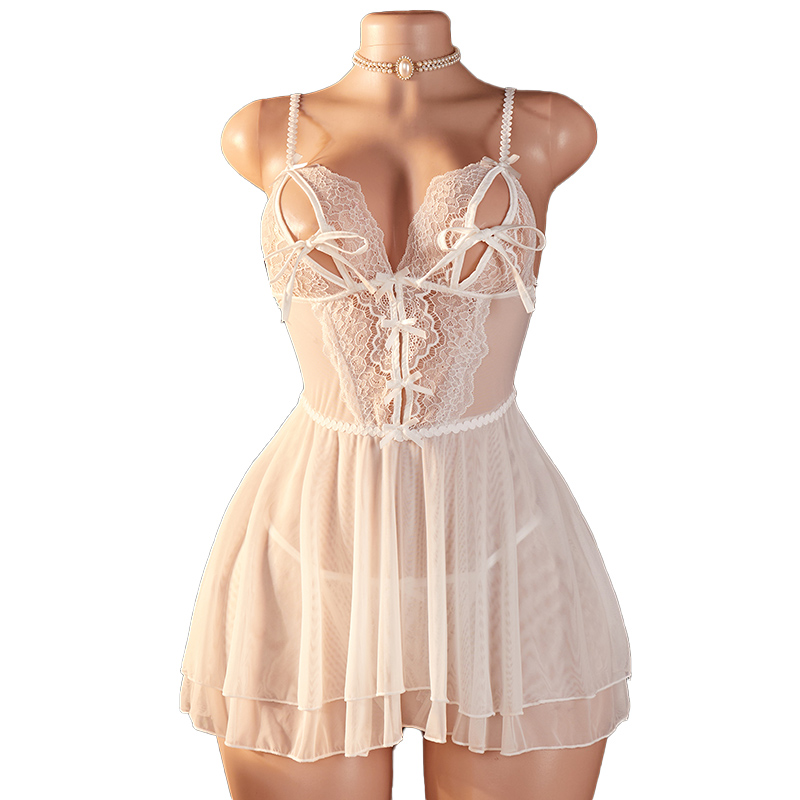 Summer Clothing Stores - Transparent Sexy Woman Lingerie Deep V