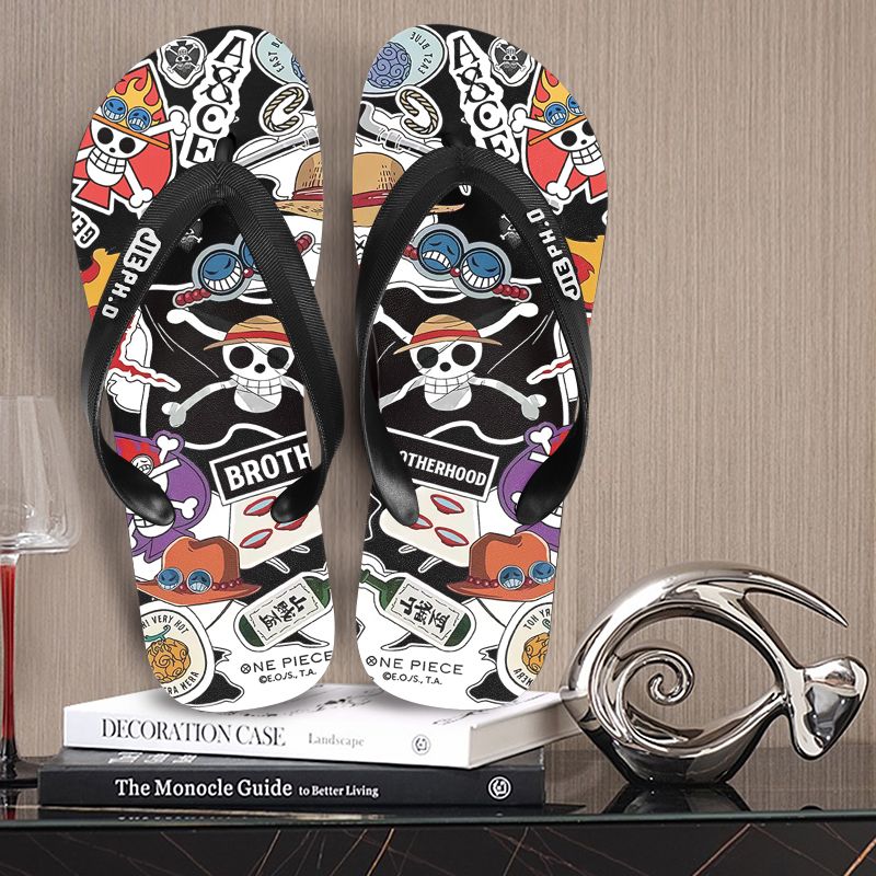 New One Piece anime flip-flops - огляд і ціна Summer Clothing Wholesale