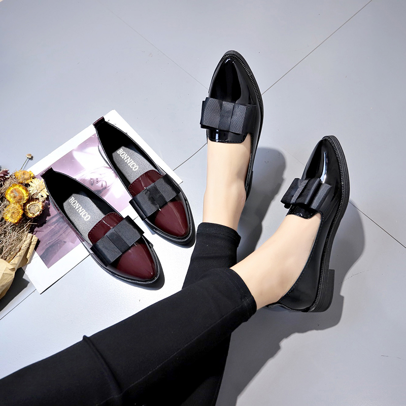 Black/ Wine Red Patent Leather - огляд і ціна Summer Clothing Stores