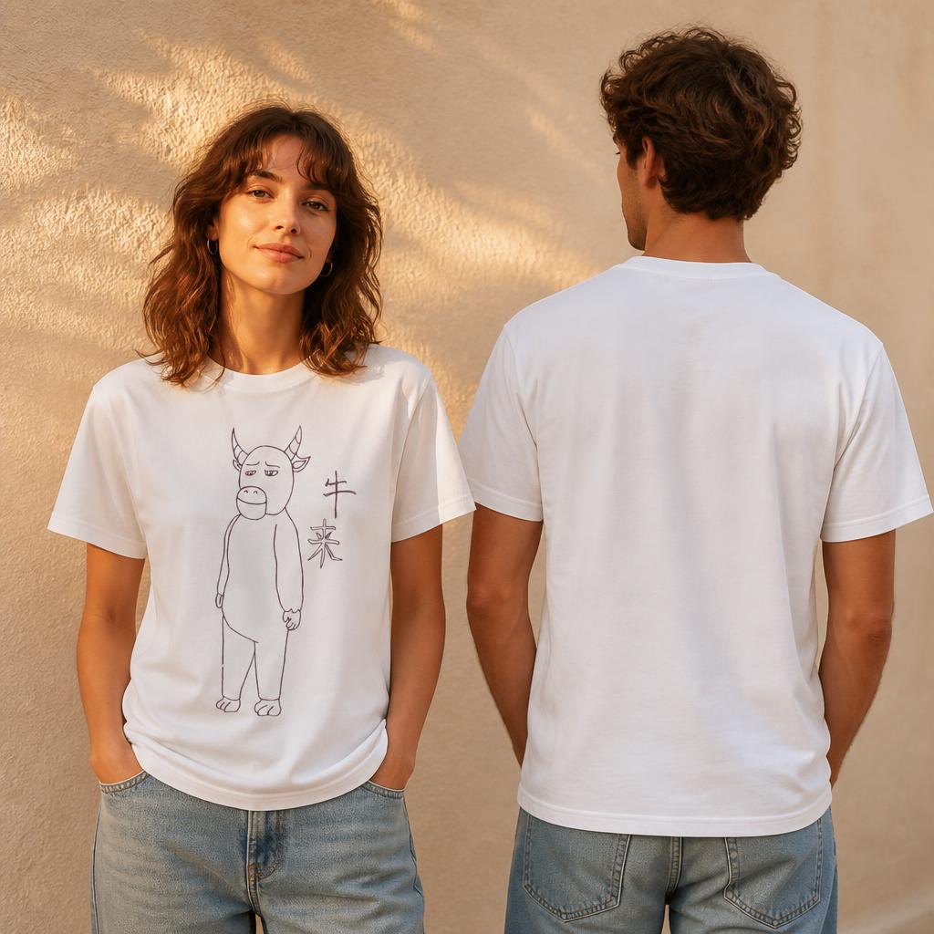 Niu Lai Drawing Men T Shirt 10 - огляд і ціна Summer Clothing Drawing