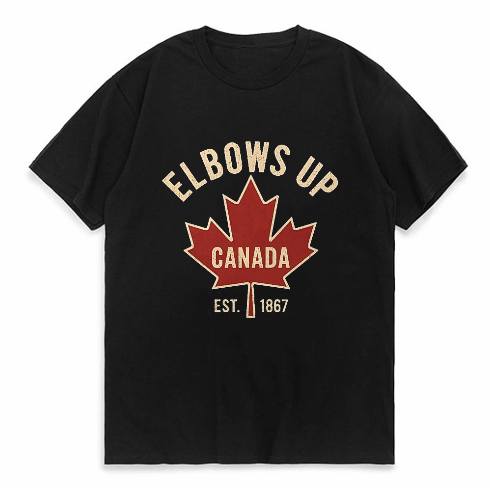 Elbows Up Canada T-shirt for M - огляд і ціна Summer Clothing Women Canada